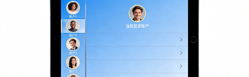 Telegram电脑版侧边栏展示多个已登录账户头像，点击即可快速切换不同账户的界面