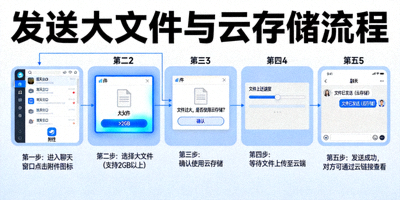 在Telegram电脑版聊天窗口中拖拽发送大文件的界面操作演示